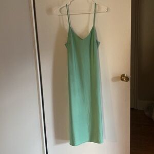 NWT Forever 21 Sage Midi slip dress size Medium